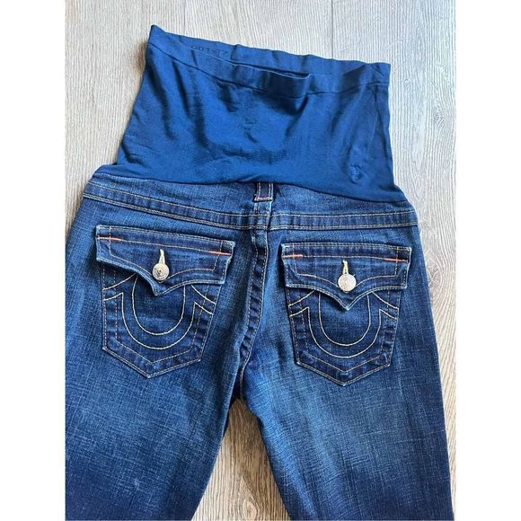 True Religion A Pea in A Pod Maternity Jeans size 28 - Picture 2 of 4